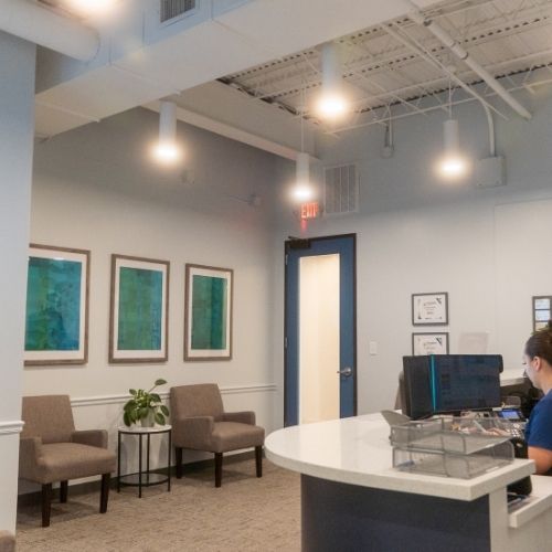 CORE Chiropractic Greenway Plaza reception