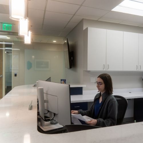 CORE Chiropractic Memorial City front desk